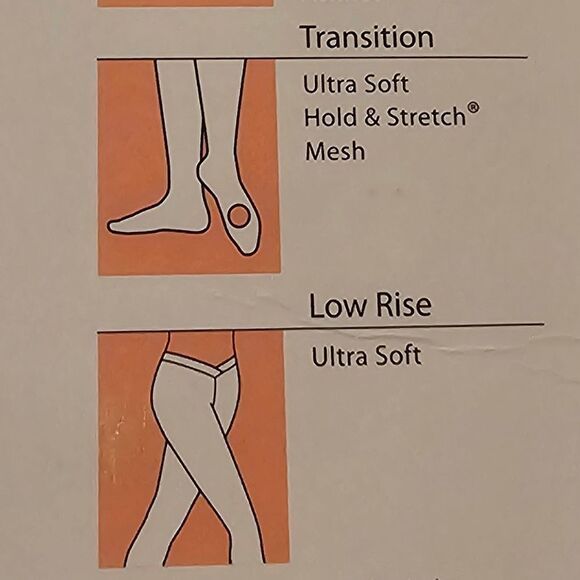 NEW Capezio Ultra Soft Transition Tights 1816C LSN Light Suntan Child Size 8-12 - Picture 5 of 7